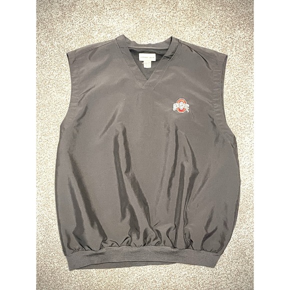 Cutter & Buck Other - Ohio State Buckeyes Cutter and Buck Pullover Vest V-neck Mens XXL Black Logo